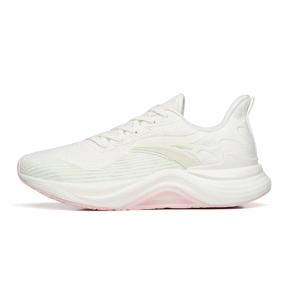 Anta Running Shoes For Women, Beige & Pink