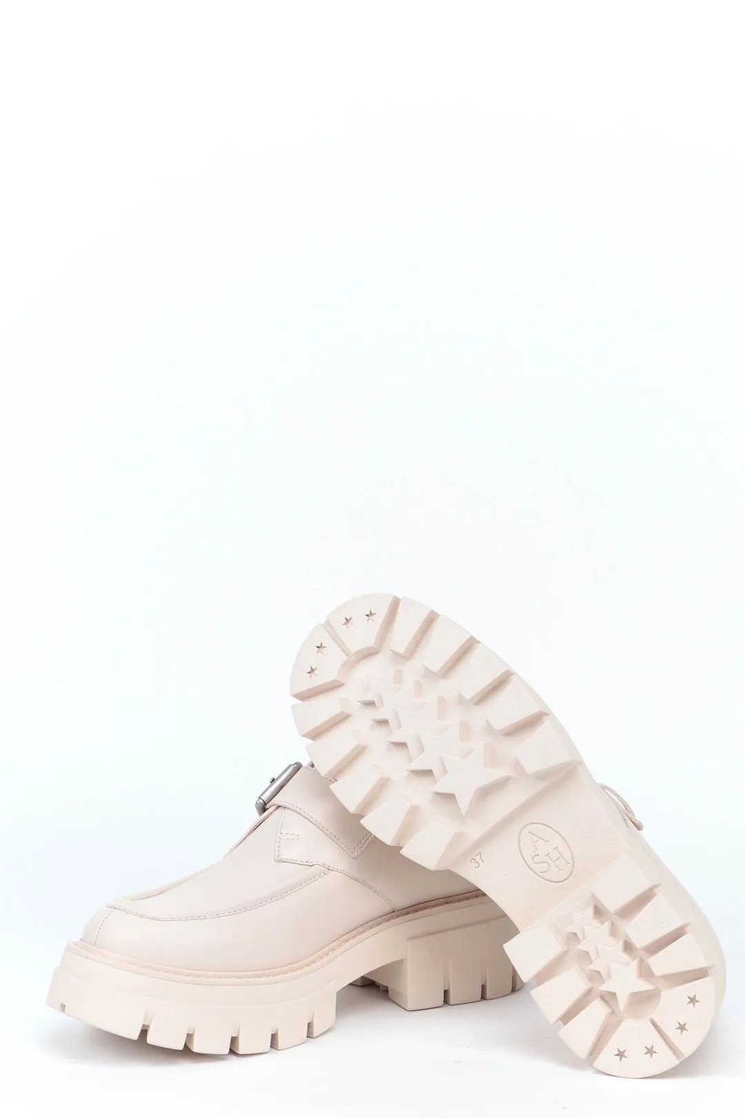 Ash Lord Buckle-Detailed Loafers