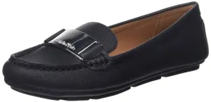 Calvin Klein Women's Lisette Loafer Flat, Black, 8.5