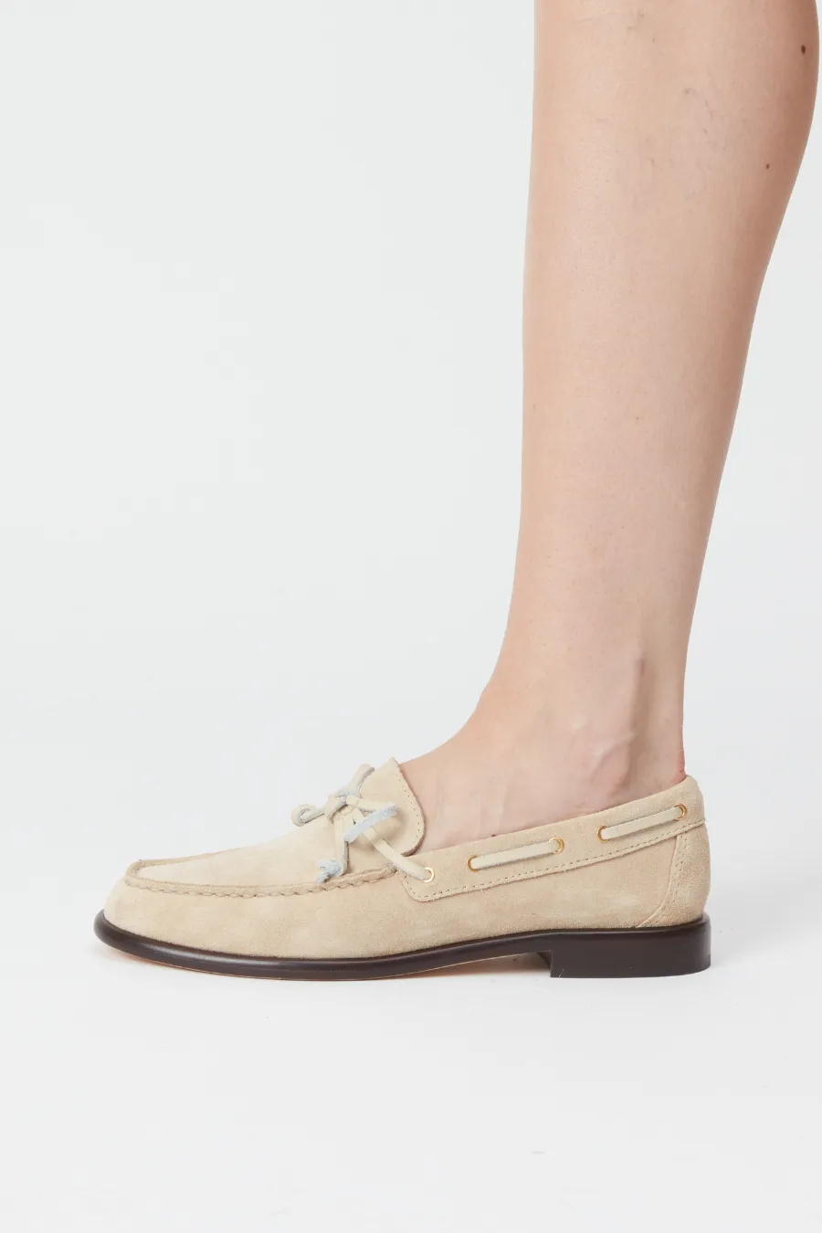 Carter Boat Shoe Macadamia Suede