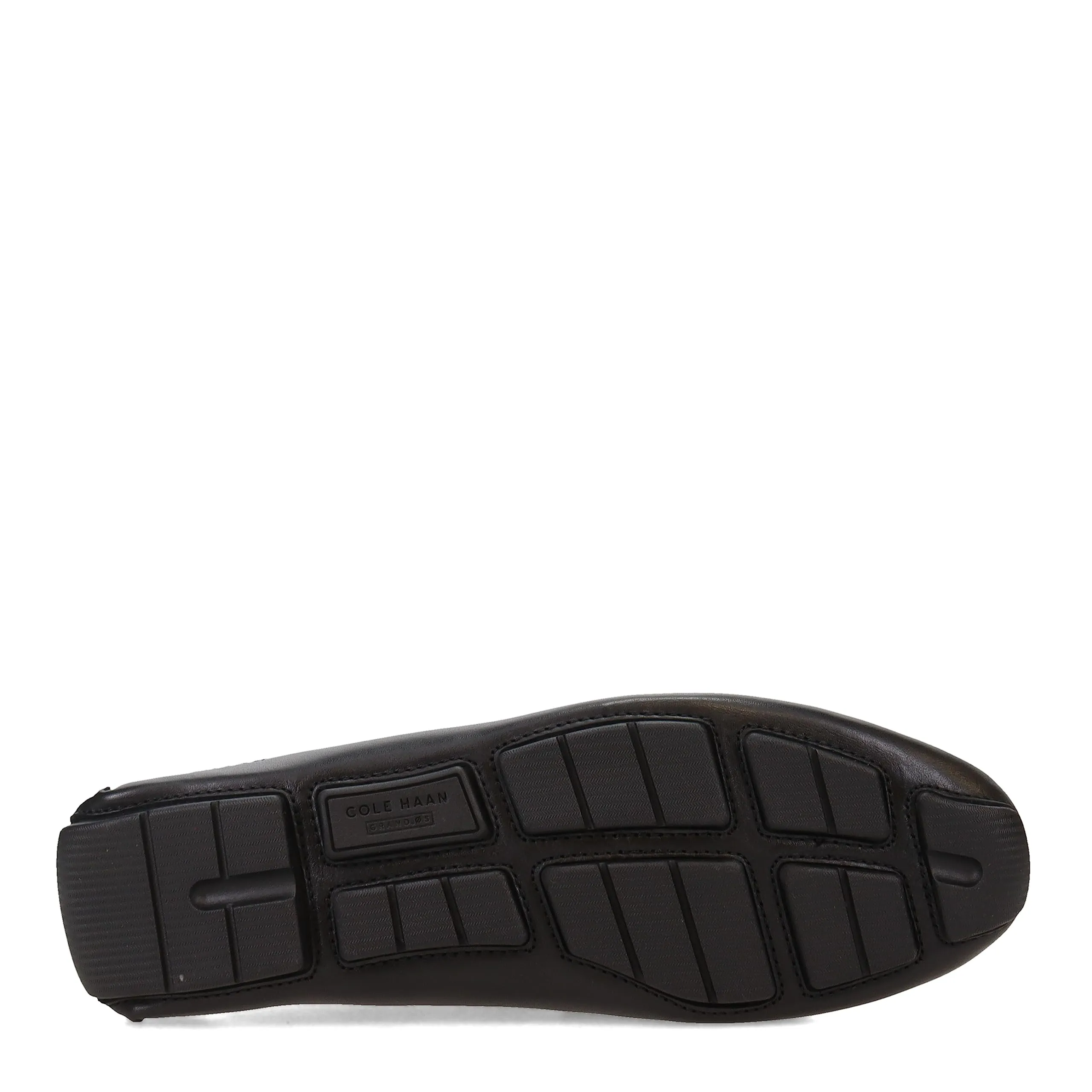 Cole Haan Men's Grand Laser Penny Driver Driving Style Loafer, Black/Black, 10