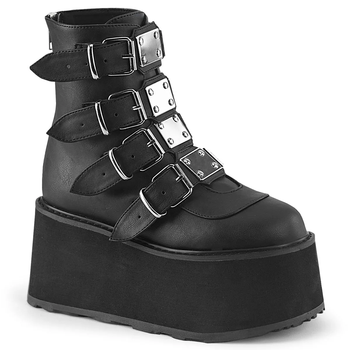 DAMNED-105 Demoniacult Alternative Footwear Women's Ankle Boots