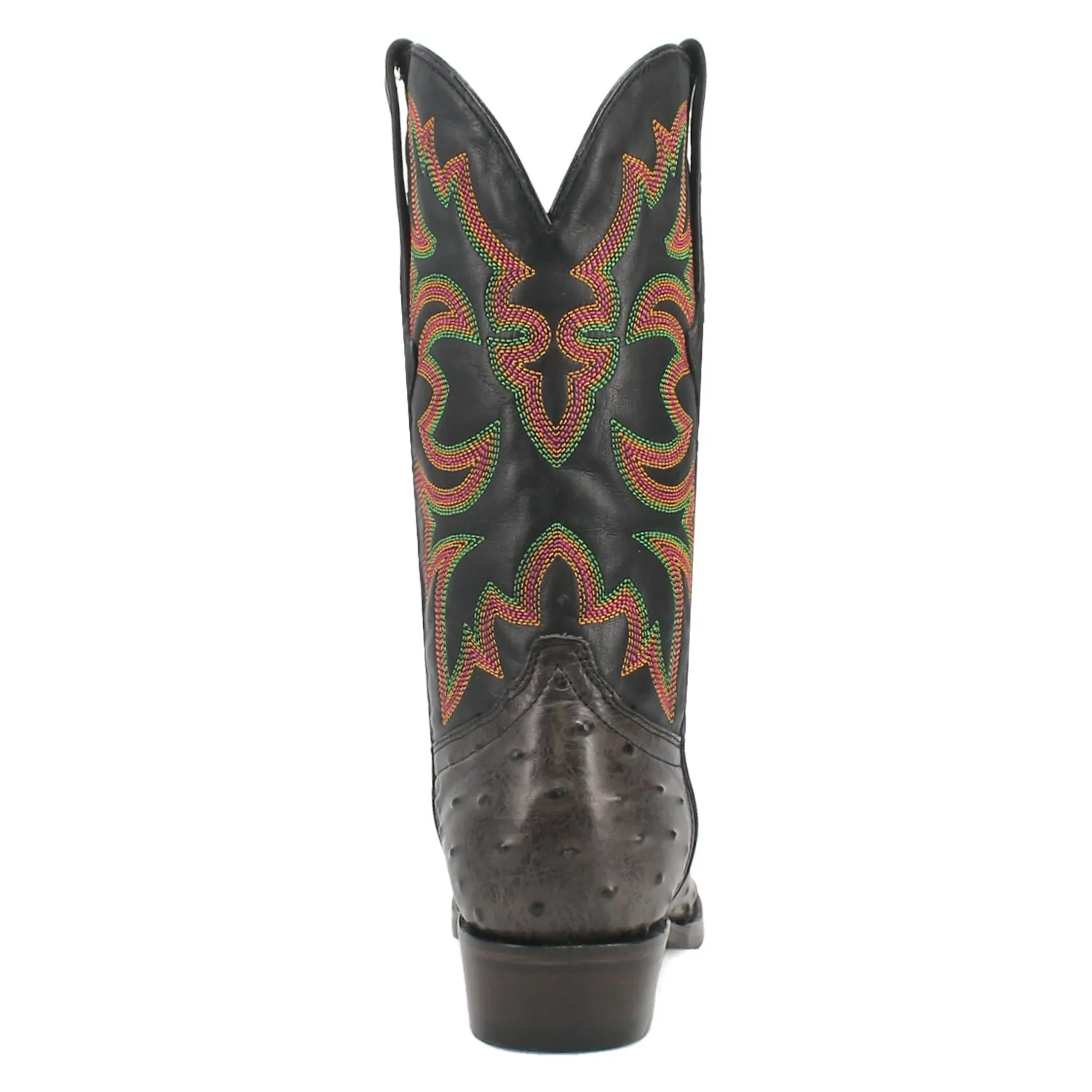 Dingo Mens Outlaw Black Leather Cowboy Boots