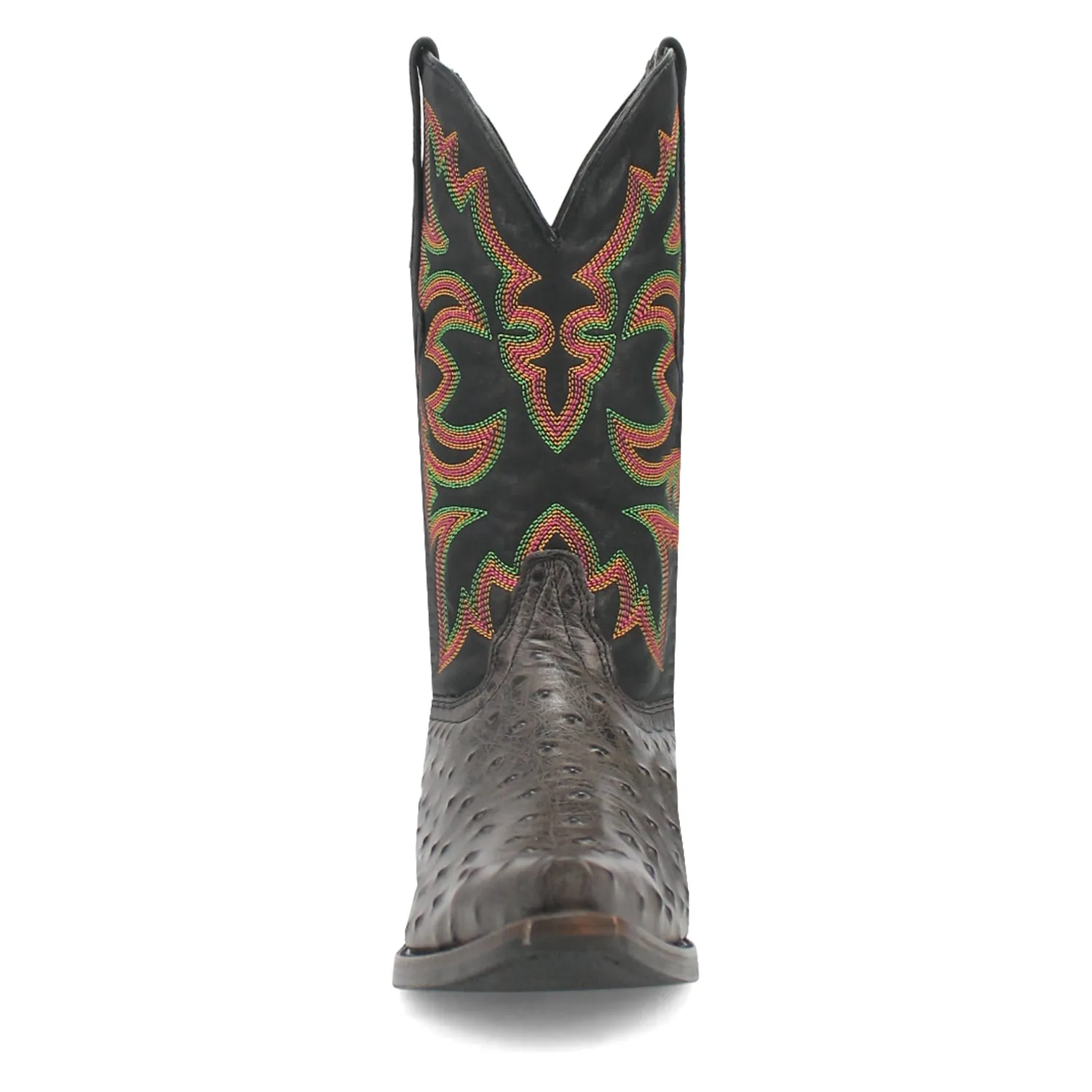 Dingo Mens Outlaw Black Leather Cowboy Boots