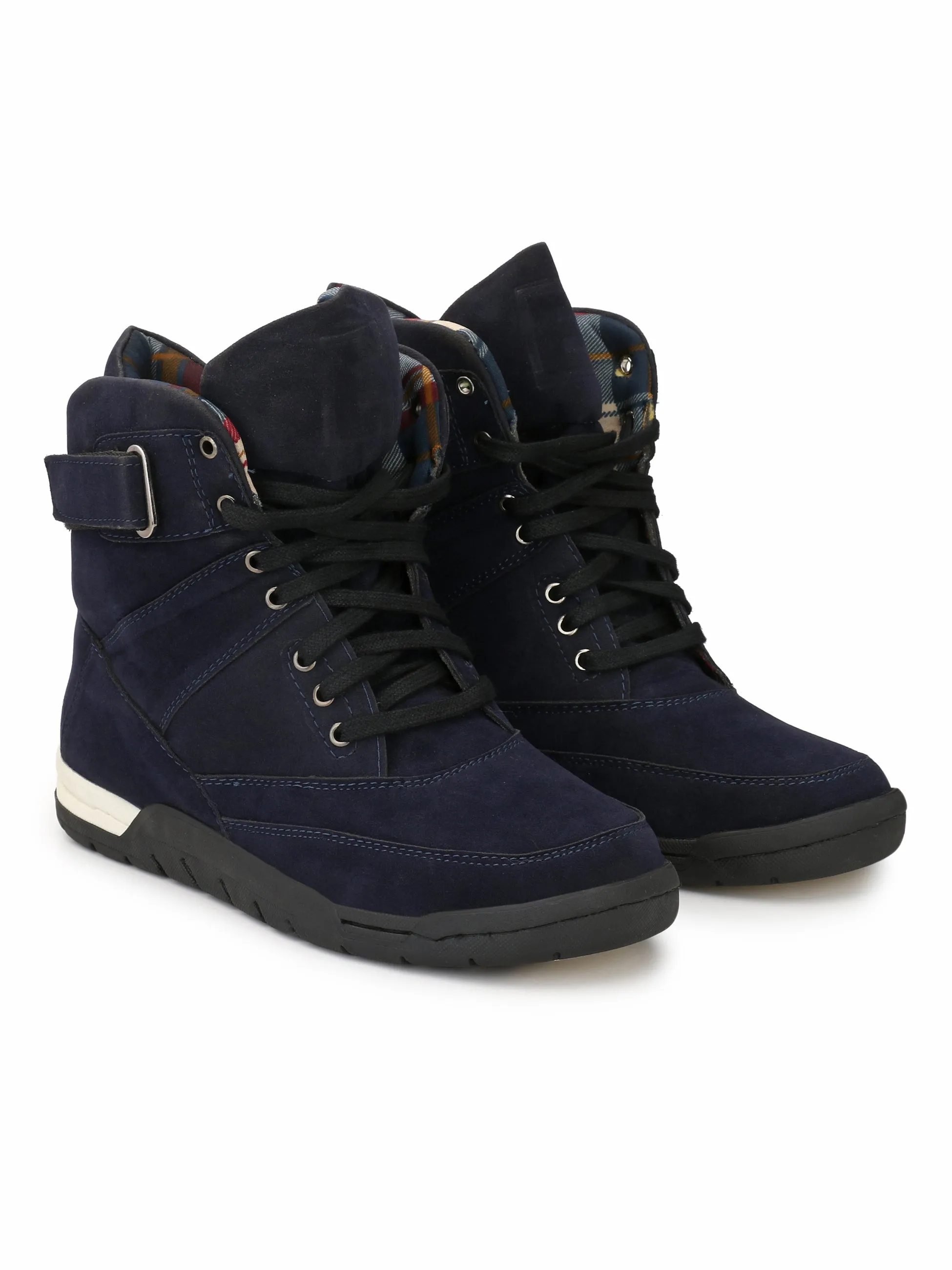 Downtown High Top Boots NR-6-BLUE