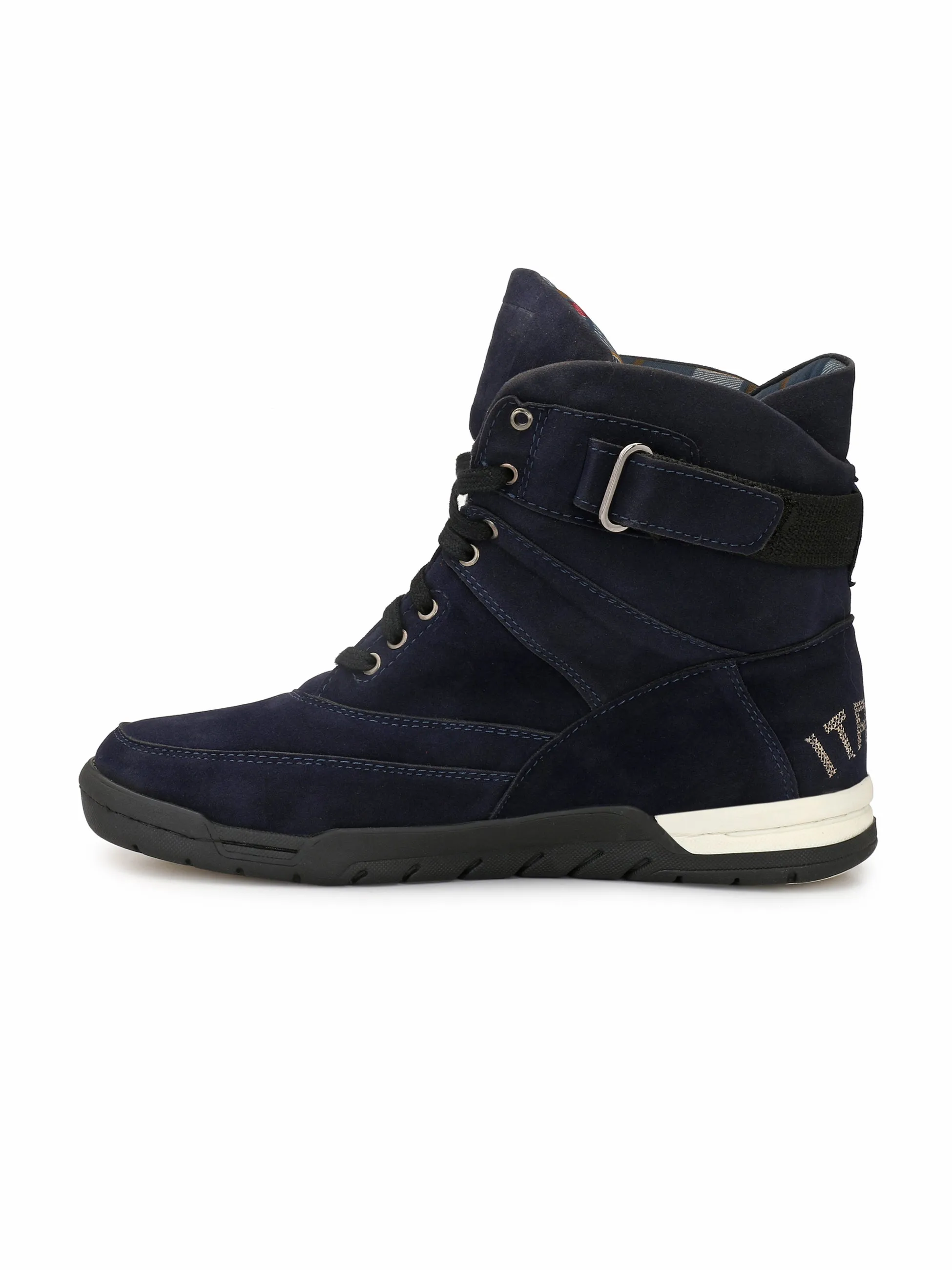 Downtown High Top Boots NR-6-BLUE