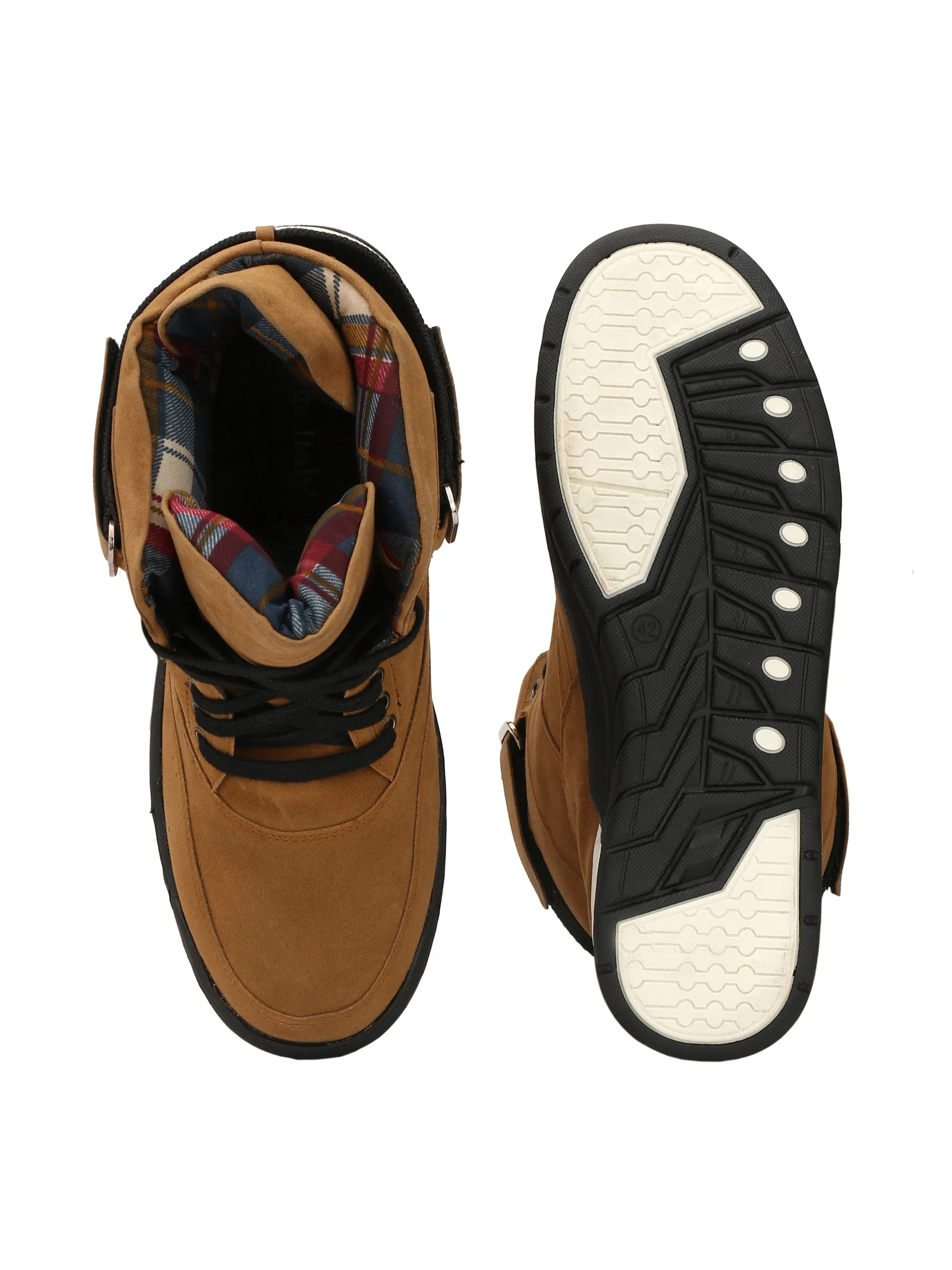 Downtown High Top Boots NR-6-CAMEL
