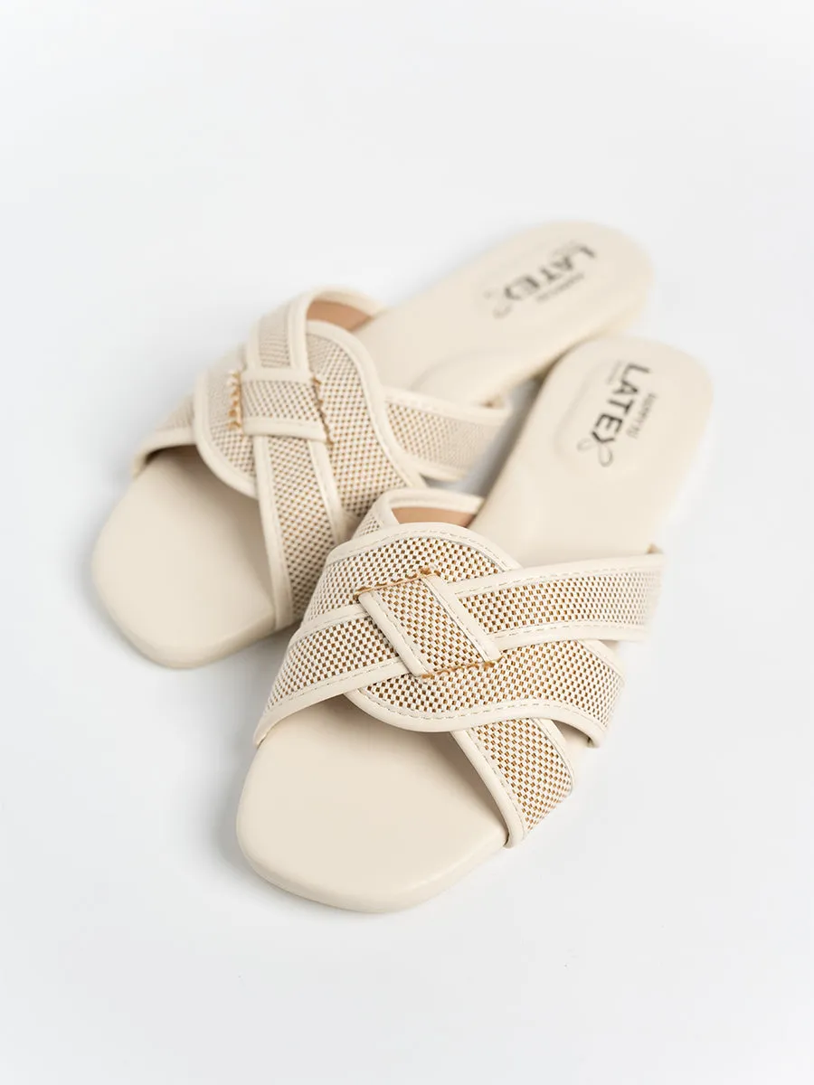 Elena Cross Jute Sandals