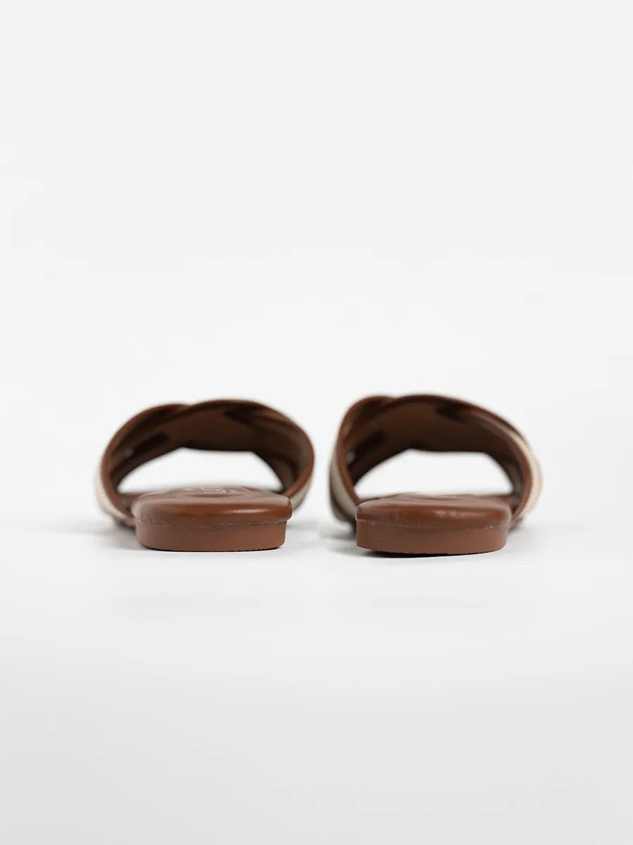 Elena Cross Jute Sandals