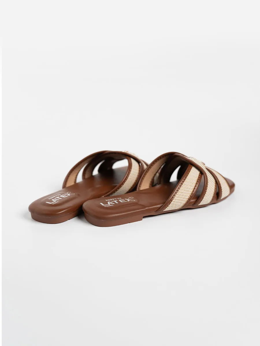Elena Cross Jute Sandals