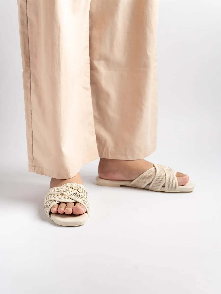 Elena Cross Jute Sandals