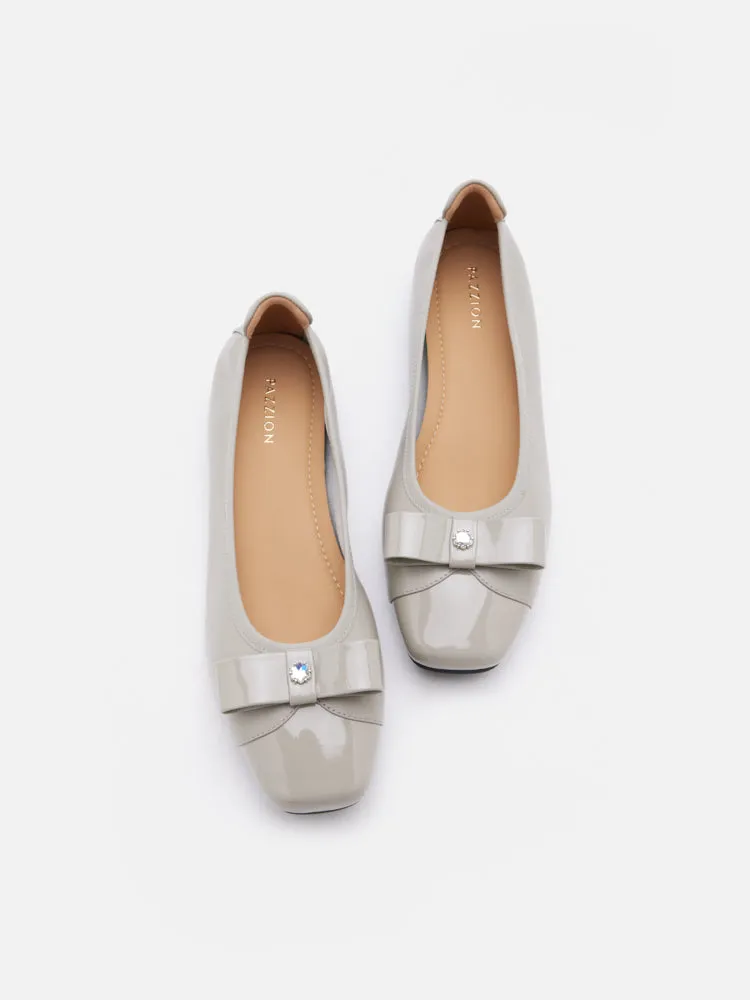 Fayence Patent Bow Flats
