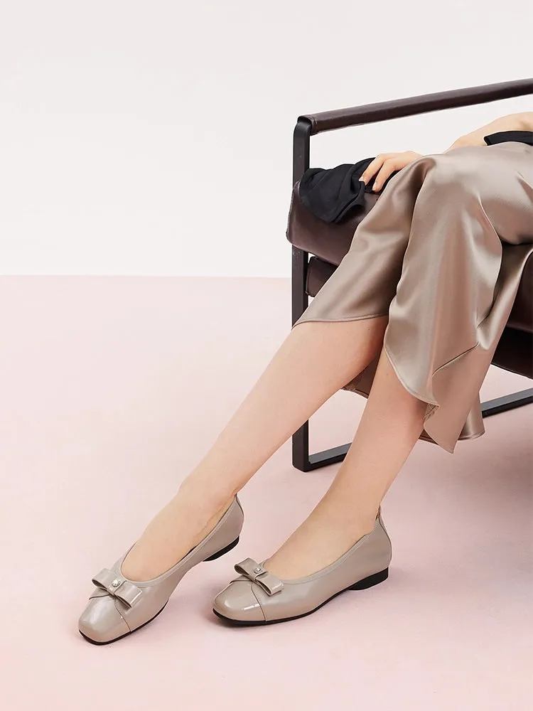 Fayence Patent Bow Flats