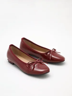 Fiora Bow Mary Jane Flats Shoes