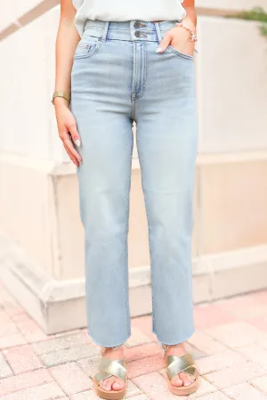 In My Moment Cropped Wide Leg Jeans