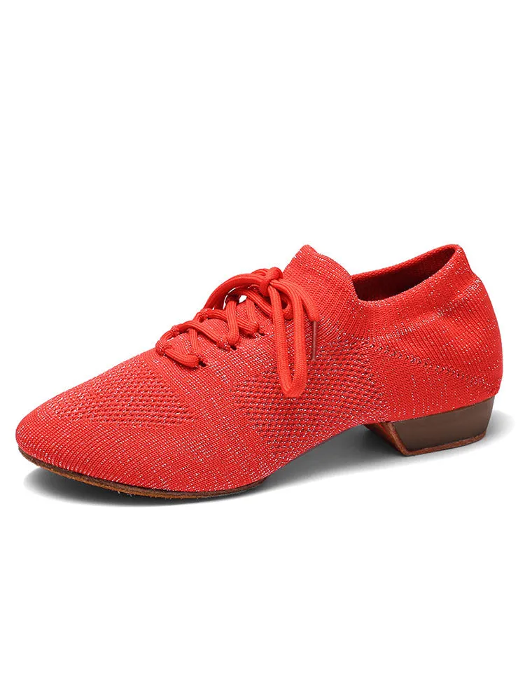 Jazz Dance Shoes Soft Sole Low Heel Breathable Training Shoes