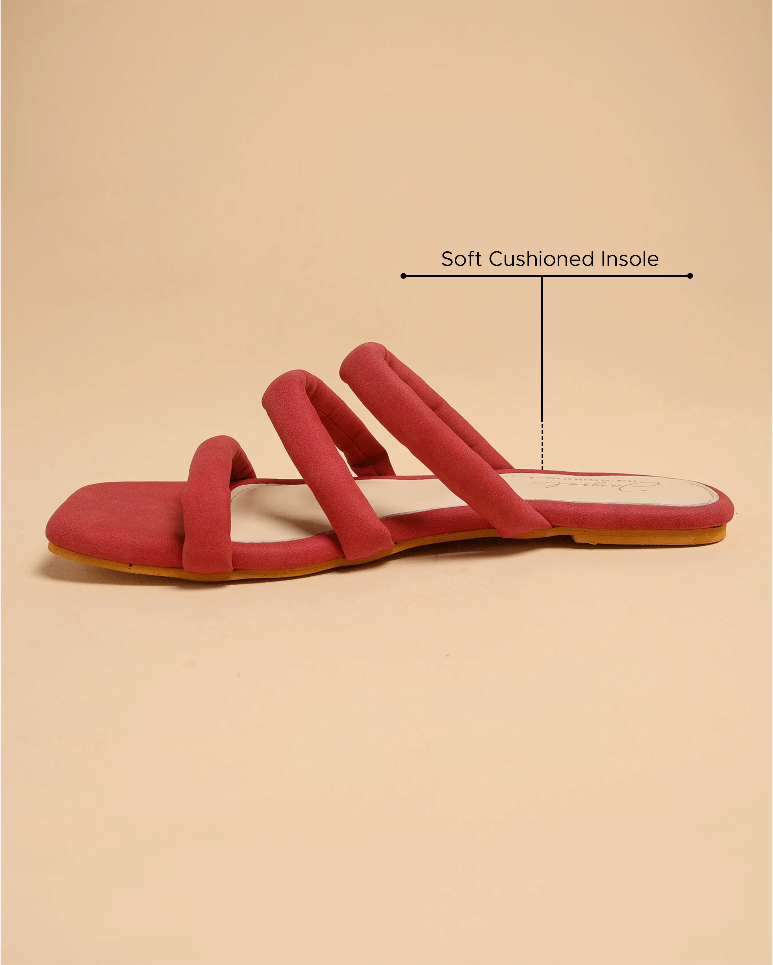 Jazzy Love Trio Suede Flats