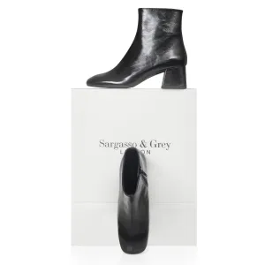 Jenna Wide Width Boots - Black Shine Leather