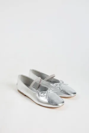Jennie Silver Ballet Flats
