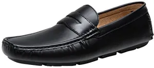 Jousen Men's Loafers Casual Slip On Penny Loafer Lightweight Driving Shoes (AMY802 Black 10)
