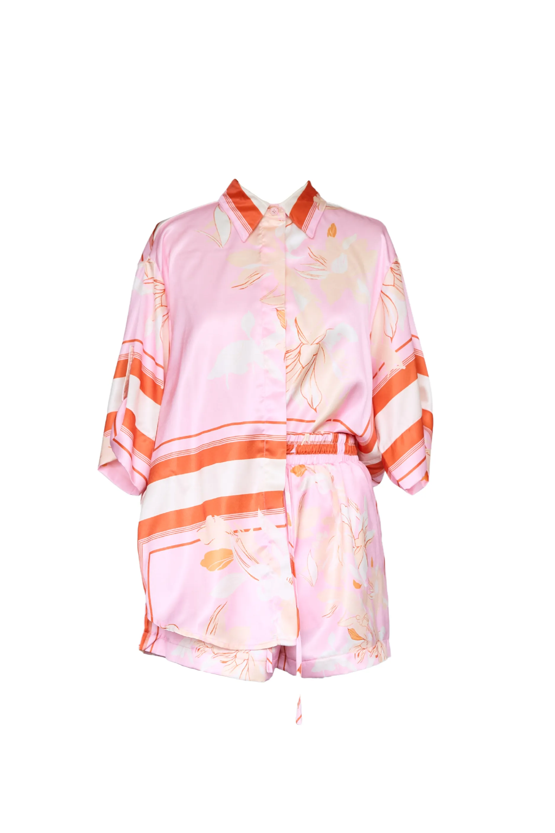 Kaycie Shirt - Candy Pink Floral
