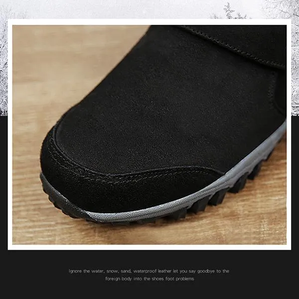 Ladies Plus Velvet Warm Soft Bottom Walking Sneakers