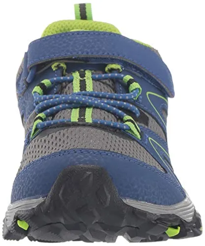 Merrell Trail Quest Hiking Sneaker, Blue/Green, 8 US Unisex Little Kid