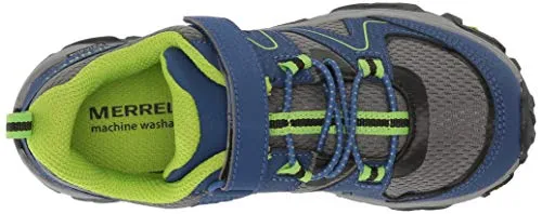 Merrell Trail Quest Hiking Sneaker, Blue/Green, 8 US Unisex Little Kid