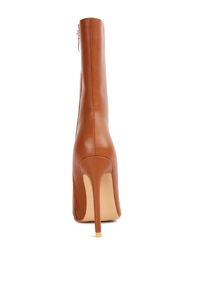 micah pointed toe stiletto high ankle boots