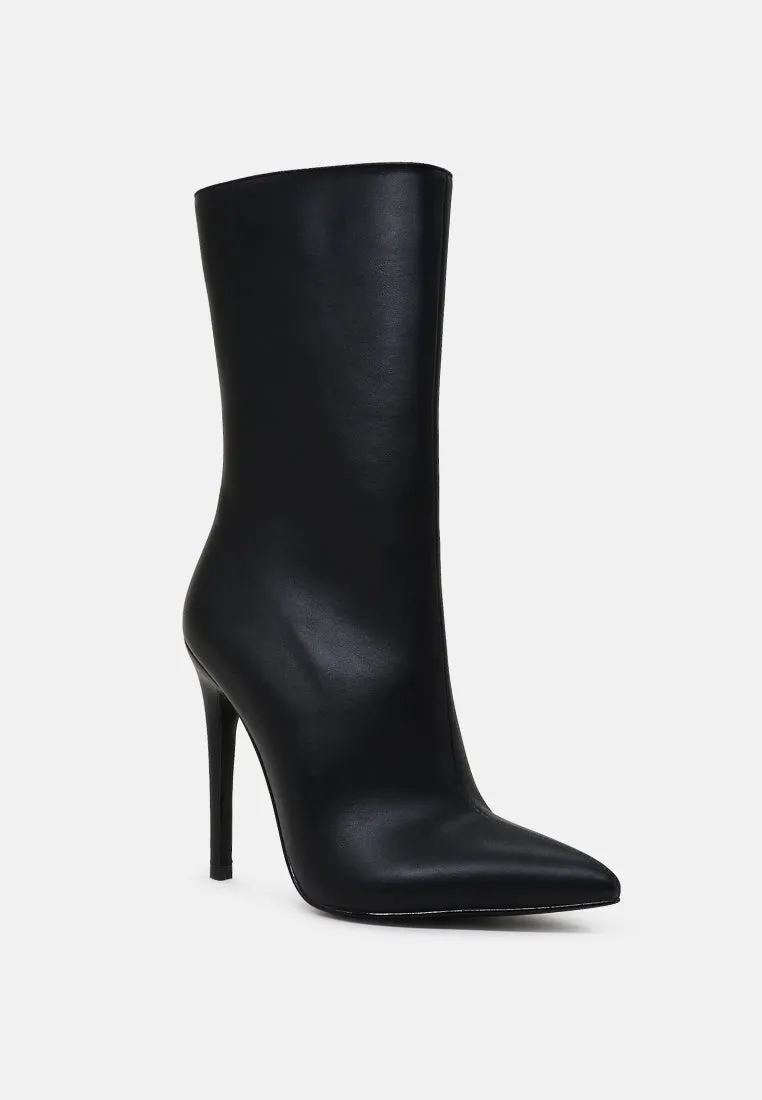micah pointed toe stiletto high ankle boots