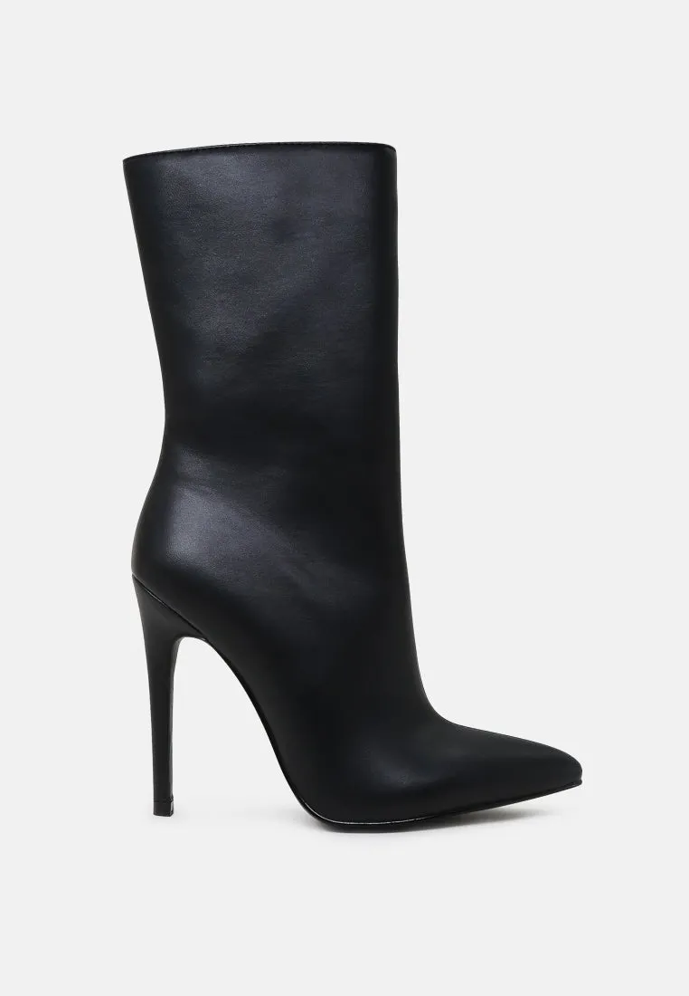 micah pointed toe stiletto high ankle boots