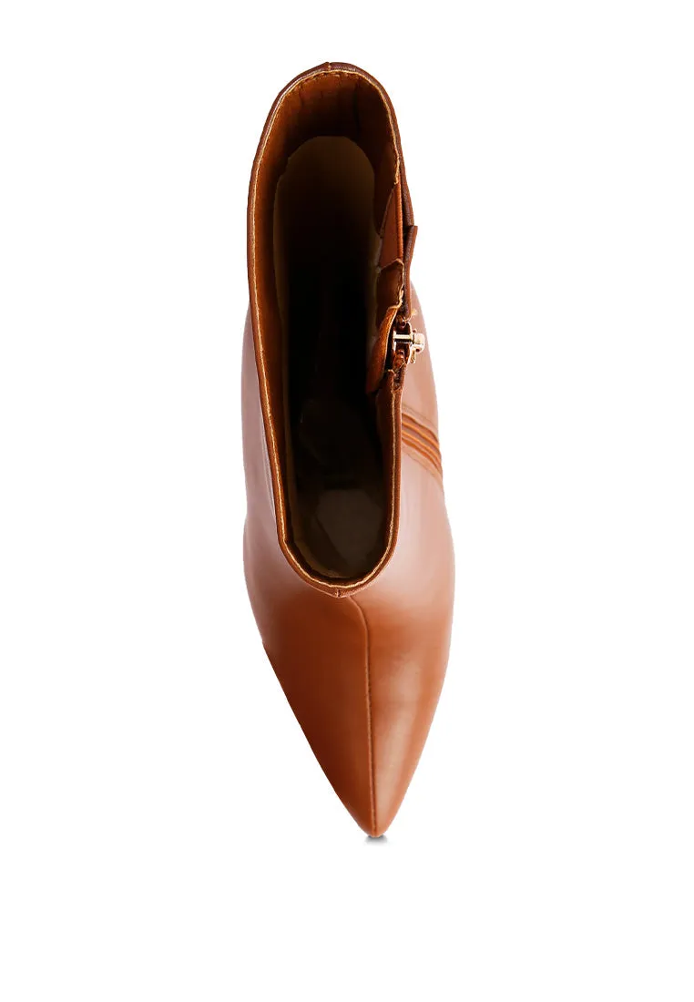micah pointed toe stiletto high ankle boots