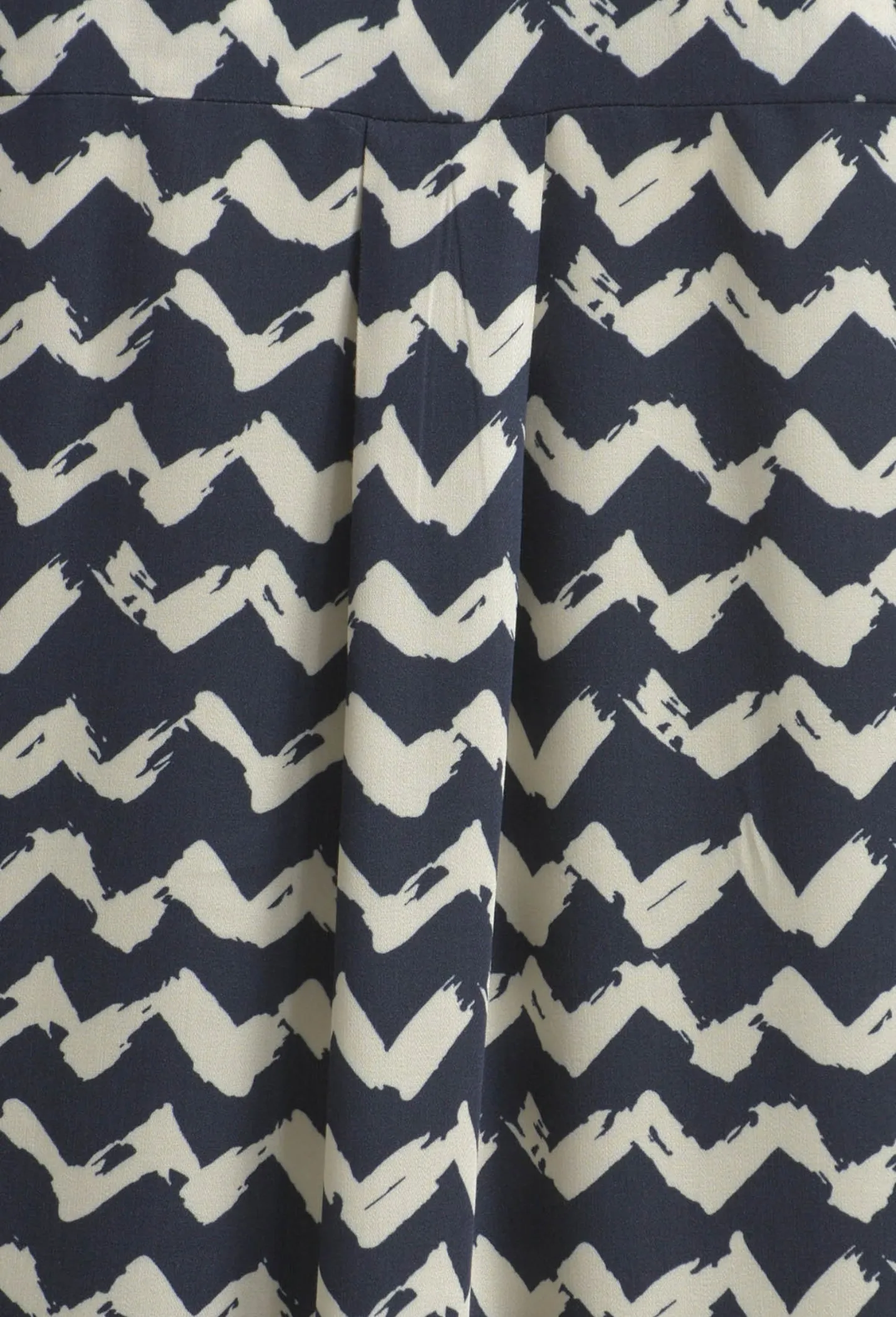 Milano 51-6407-1322 Navy Print Dress With Collar
