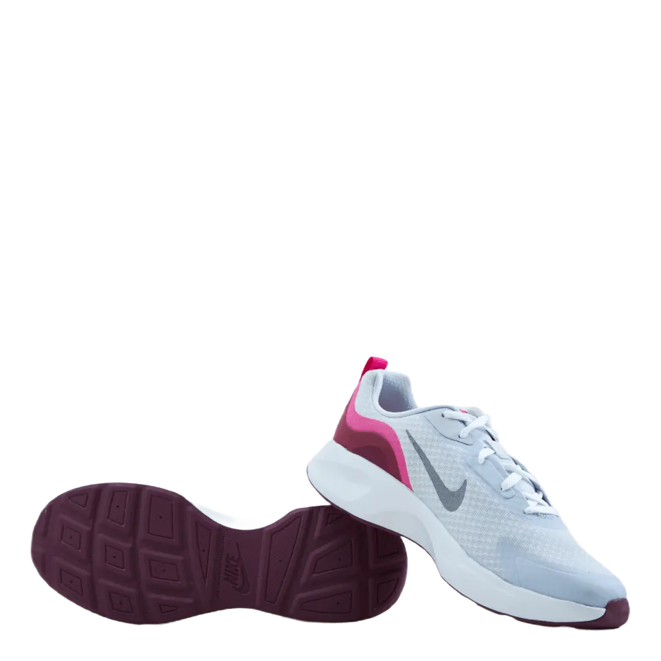 Nike Wearallday Big Kids' Shoe Pure Platinum/smoke Grey-pink