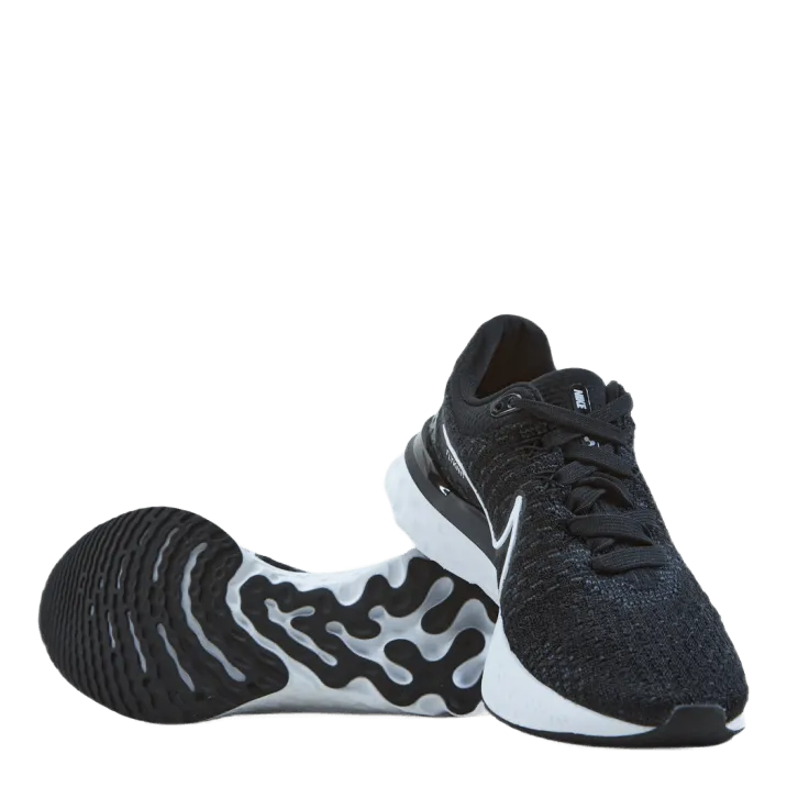 React Infinity Run Flyknit 3 Women's Road Running Shoes BLACK/WHITE