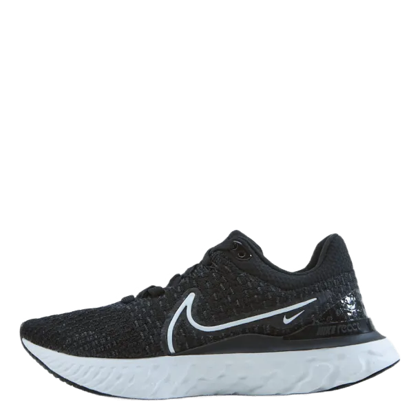 React Infinity Run Flyknit 3 Women's Road Running Shoes BLACK/WHITE
