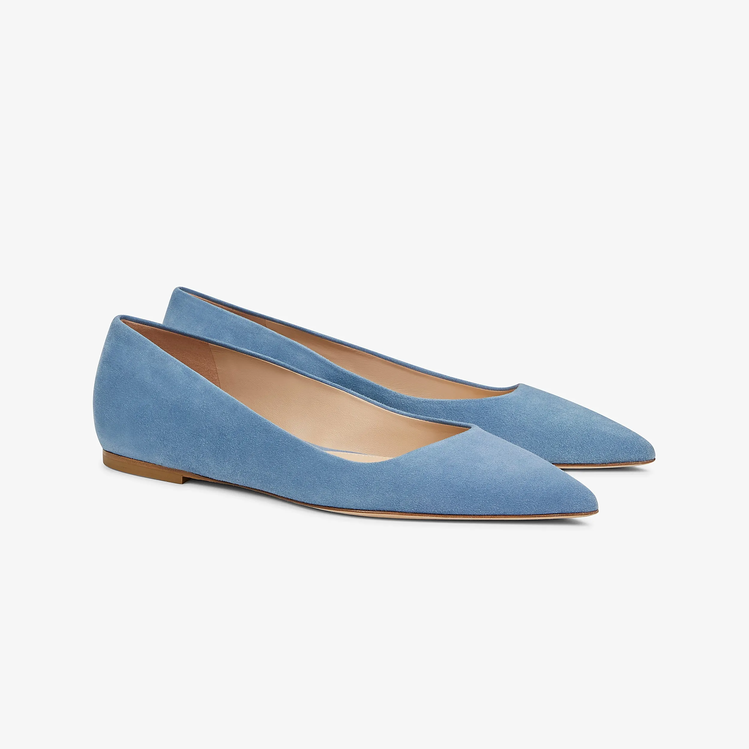 Rowan Flat - Suede :: Sky Blue