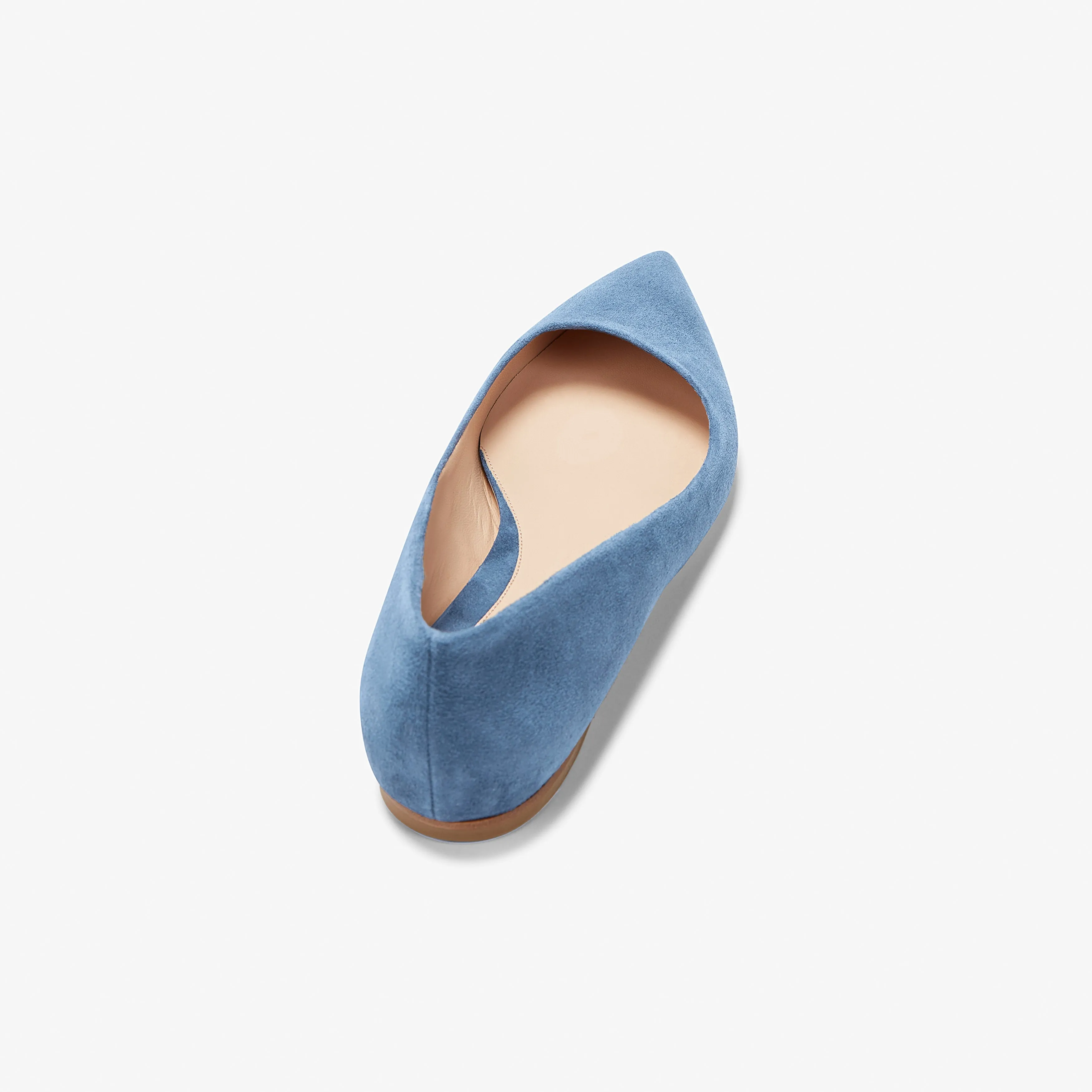 Rowan Flat - Suede :: Sky Blue