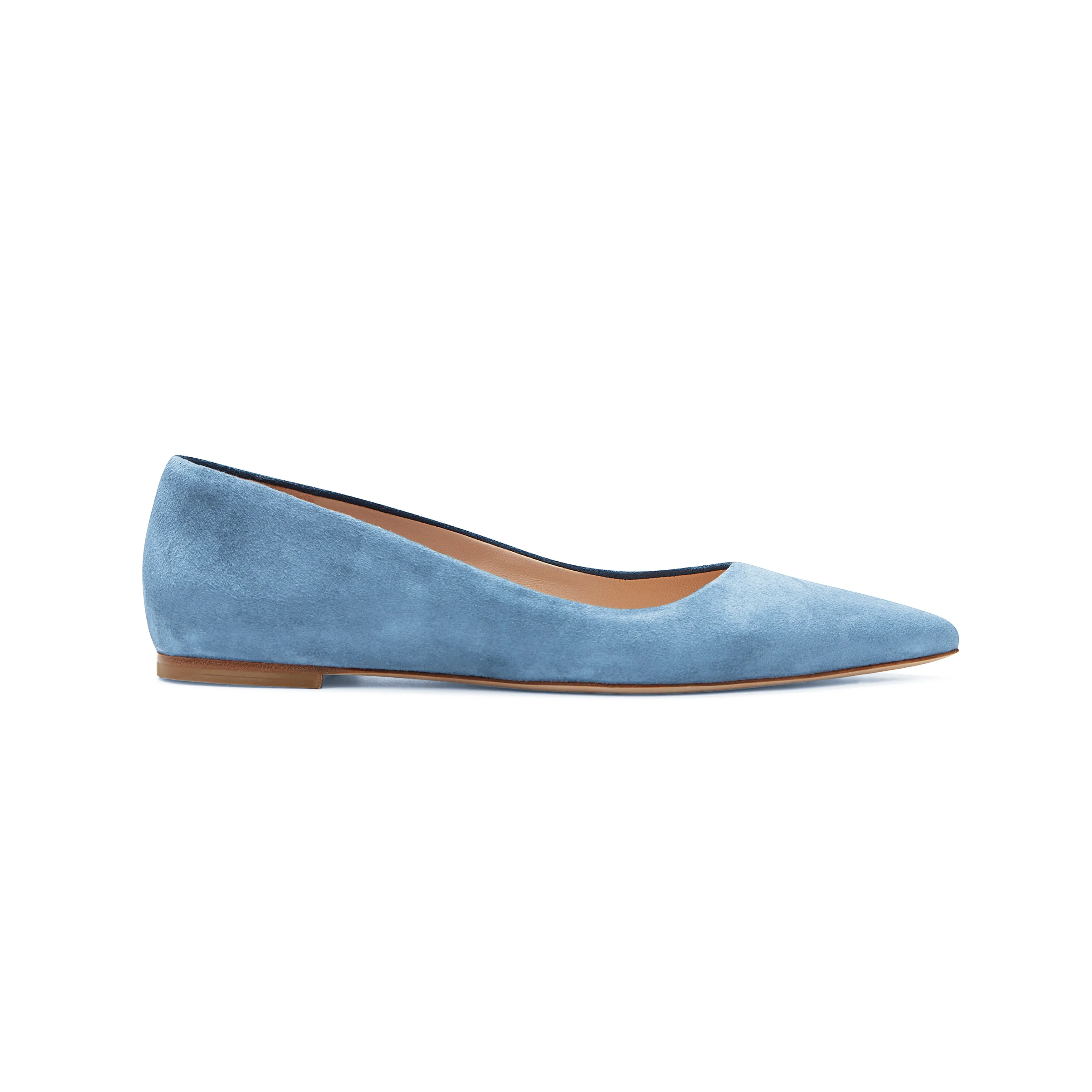 Rowan Flat - Suede :: Sky Blue