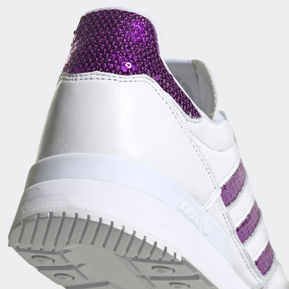 Scarpe Donna ADIDAS Sneakers linea ZX 500 W colore Bianco e Viola