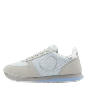 Scarpe Donna LOVE MOSCHINO Sneakers Running in Tessuto e Suede color Cielo