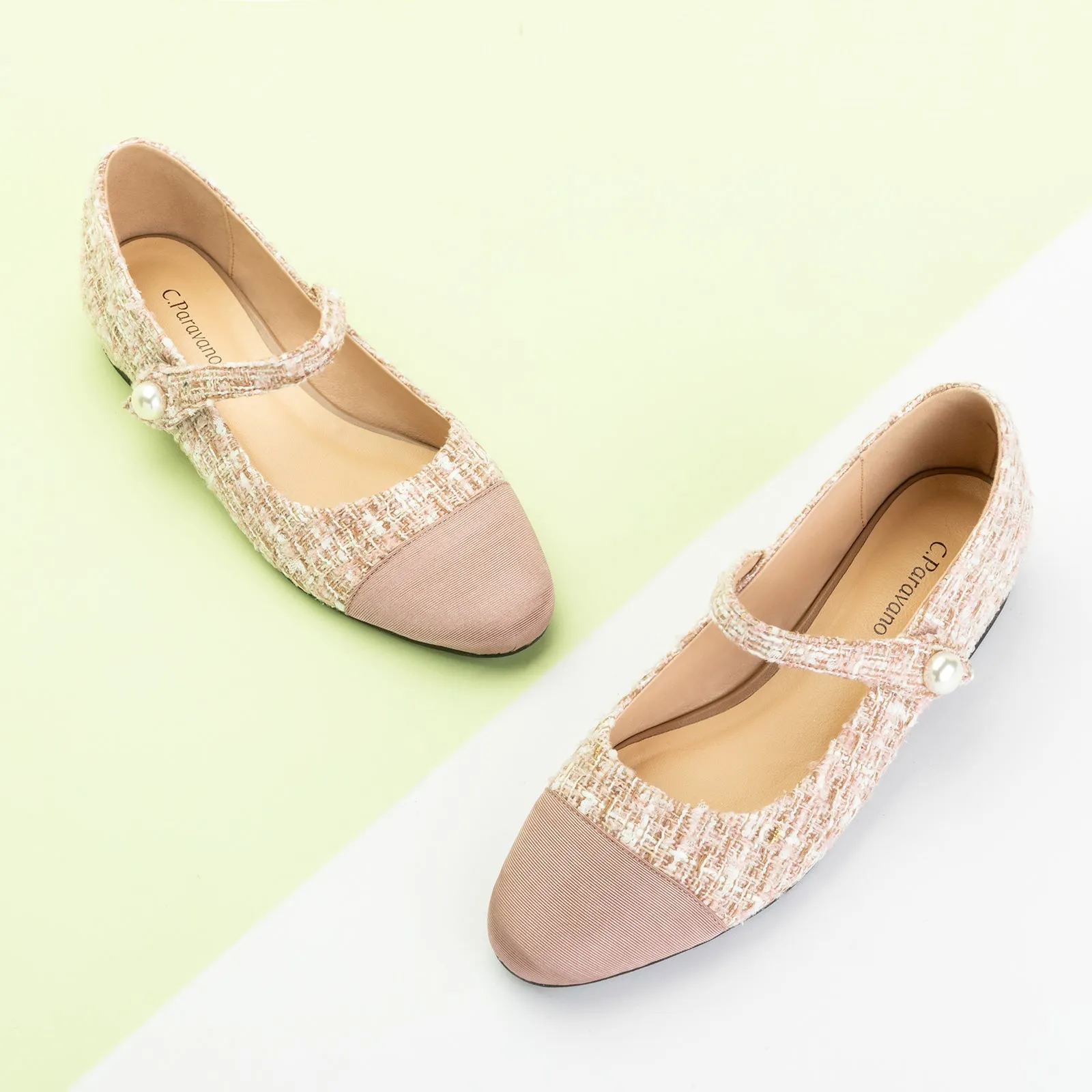Single-Strap Tweed Mary Jane (Clara)