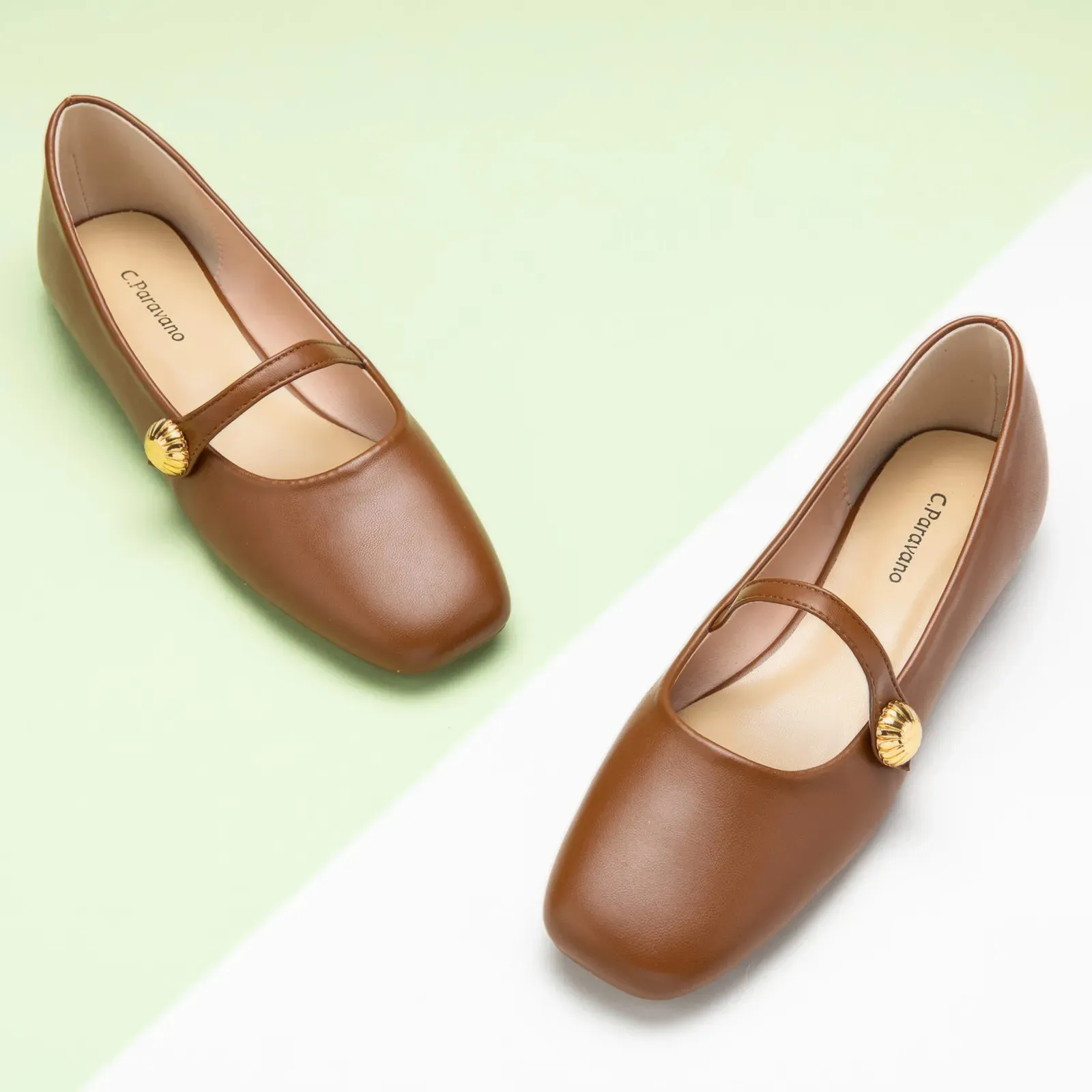 Single-Strap Tweed/Solid Mary Jane (Clara)