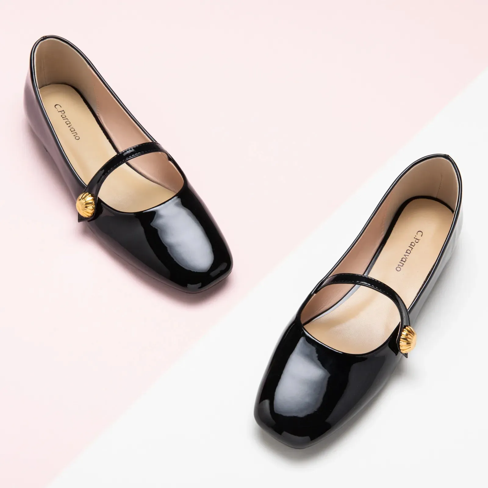Single-Strap Tweed/Solid Mary Jane (Clara)