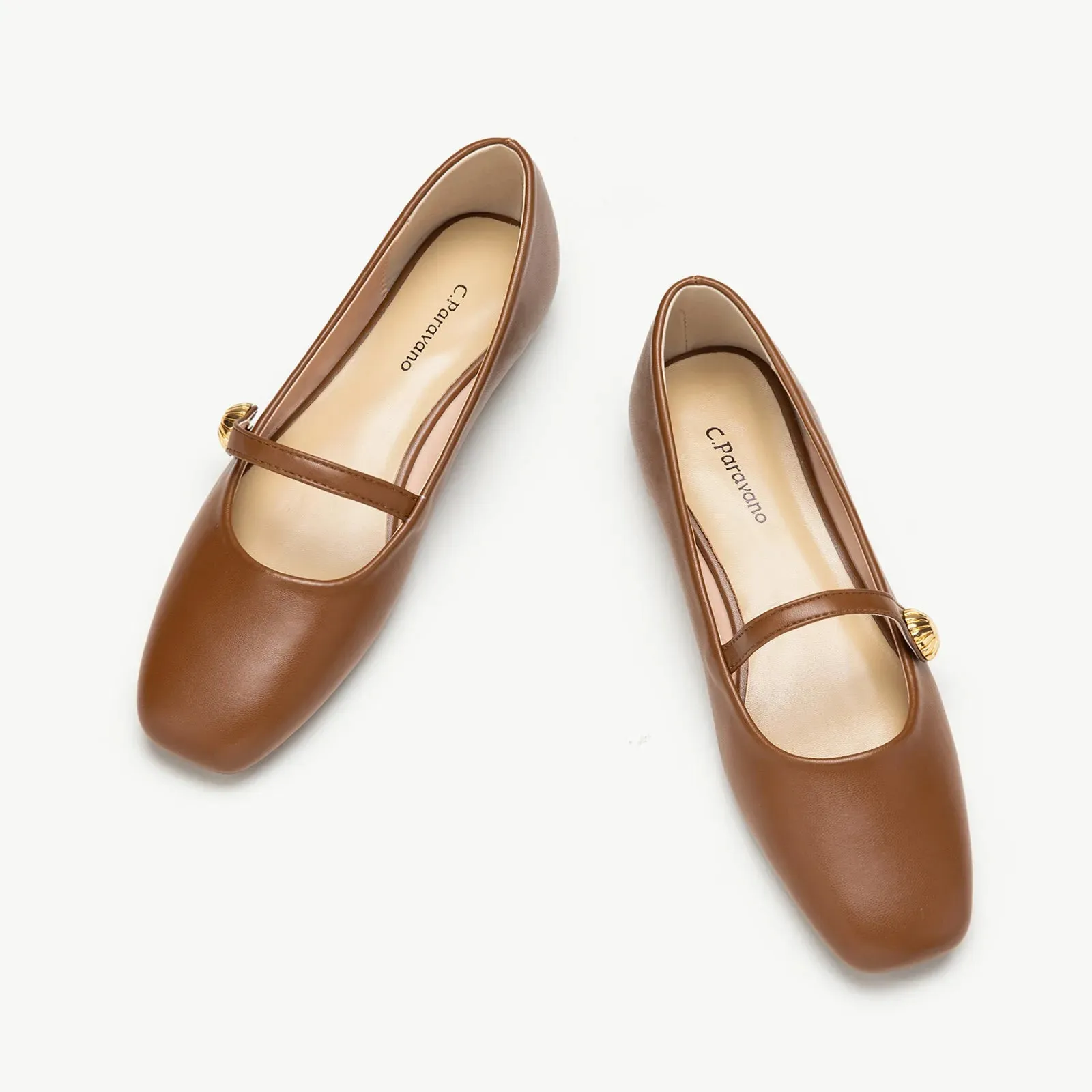 Single-Strap Tweed/Solid Mary Jane (Clara)