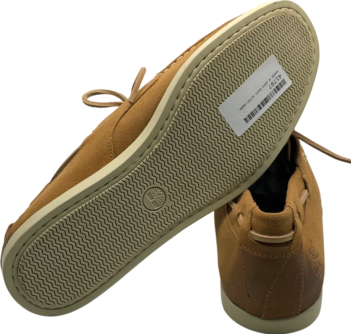 Timberland Nude Suede Boat Shoes UK 10 EU 44 