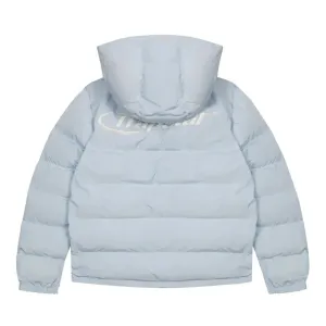 TRAPSTAR HYPERDRIVE DETACHABLE HOODED PUFFER JACKET - ICE BLUE