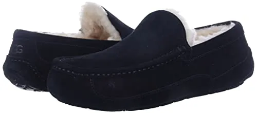 UGG Men's Ascot Slipper, Black, 10